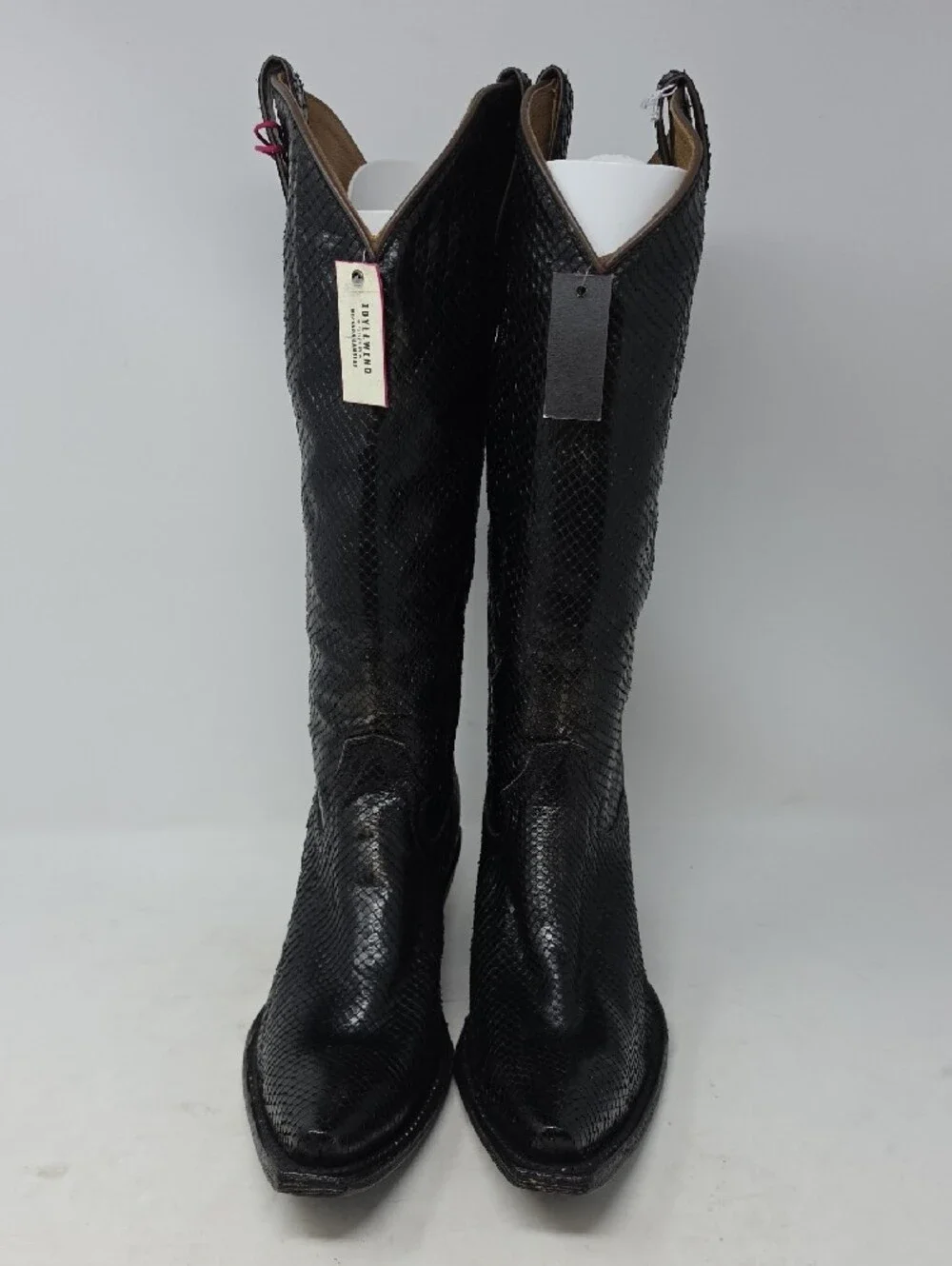 Idyllwind Women's Slay Exotic Python Tall Western Boots Snip Toe Size 9 - Picture 2 of 6